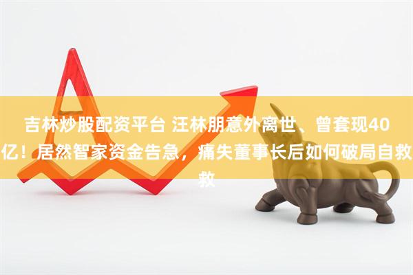 吉林炒股配资平台 汪林朋意外离世、曾套现40亿！居然智家资金告急，痛失董事长后如何破局自救